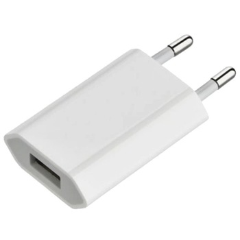Incarcator retea, USB Power, Adaptor pentru Iphone, Alb Incarcator retea, USB Power, Adaptor pentru Iphone, Alb