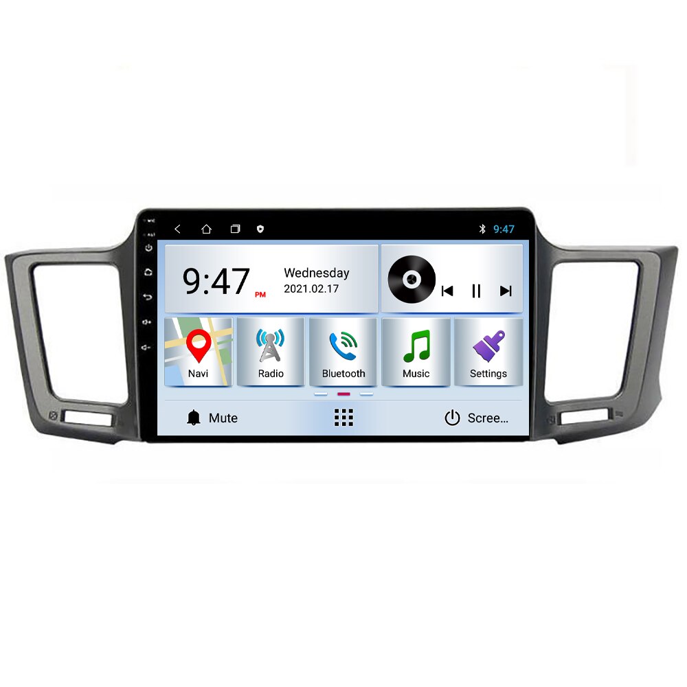 Navigatie dedicata Toyota RAV 4 2013-2018 Edotec, cu Android, Internet, Bluetooth, Radio , GPS, WIFI, procesor Quad Core, memorie 2GB si 32GB
