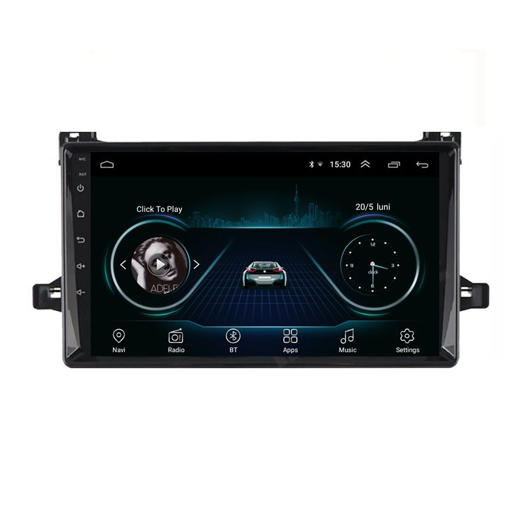 Navigatie dedicata Toyota Prius dupa 2015 Edotec, cu Android, Radio, Bluetooth, Internet, procesor Quad Core, memorie 1GB si 16GB