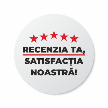 Etichete adezive, Recenzia Ta, 100 buc, PVC, 3x3 cm Etichete adezive, Recenzia Ta, 100 buc, PVC, 3x3 cm