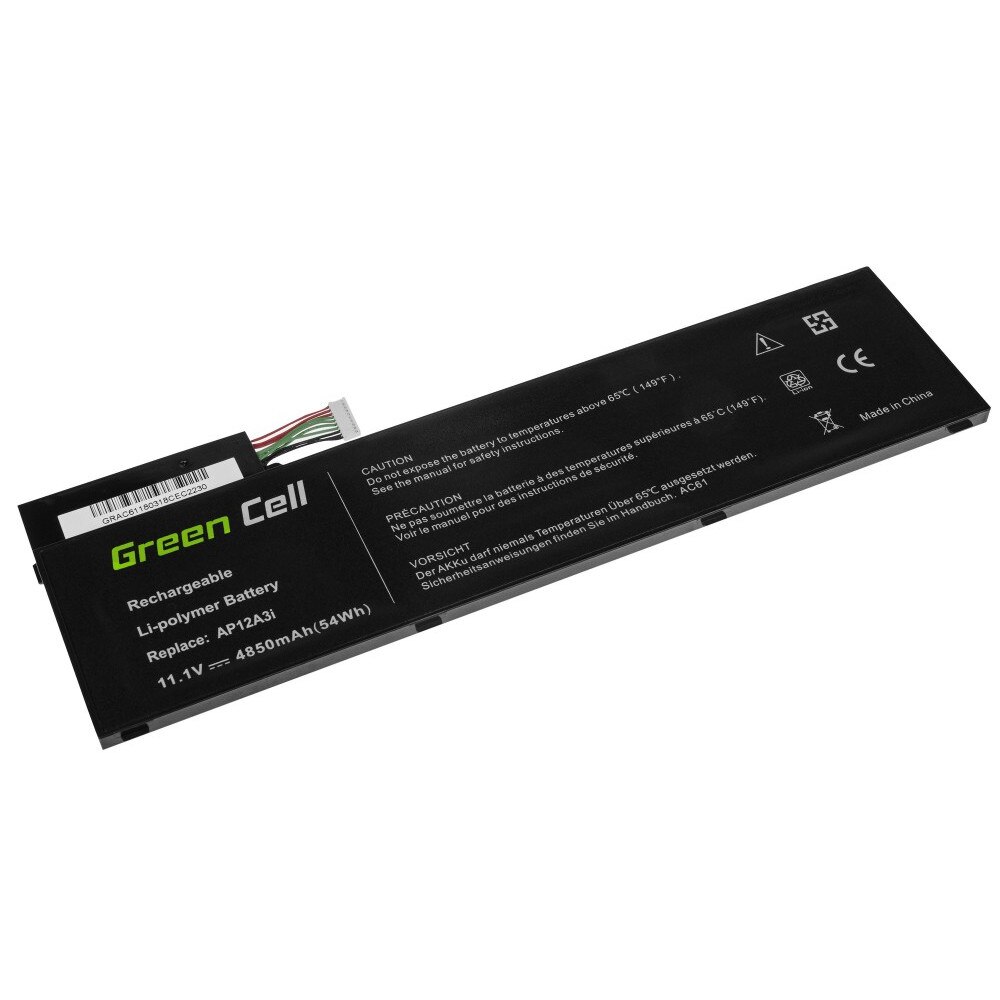Baterie compatibila laptop AP12A3i pentru Acer Aspire Timeline Ultra M3 M3-581TG M5 M5-481TG M5-581TG TravelMate P648 P658 acumulator marca Green Cell