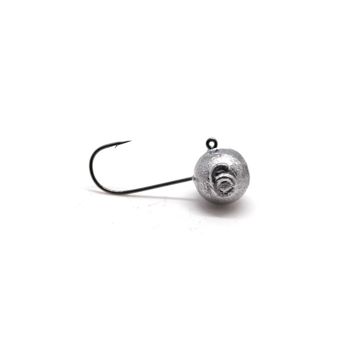 Set 5buc MicroJig bila Aberdeen Jig, marime carlig nr.4, greutate 6gr (gramaj inscriptionat), culoare Black Nickel