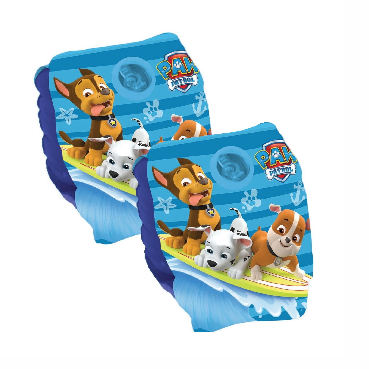 Set de 2 aripioare pentru inot, Paw Patrol pe placa de inot
