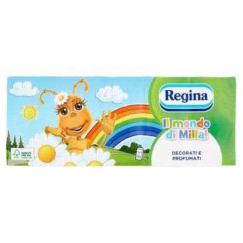 Servetele Nazale Regina il Mondo di Milla, 10 buc Servetele Nazale Regina il Mondo di Milla, 10 buc