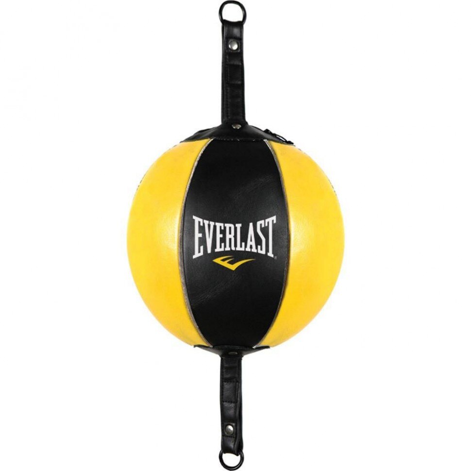 MInge de box, Everlast Double End, piele de inalta calitate, prindere dubla, 1 kg