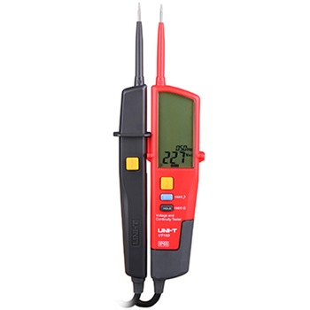 Aparat masura/tester tensiune si continuitate UNI-T UT18D, indicator LED, AC/DC, IP65 Aparat masura/tester tensiune si continuitate UNI-T UT18D, indicator LED, AC/DC, IP65