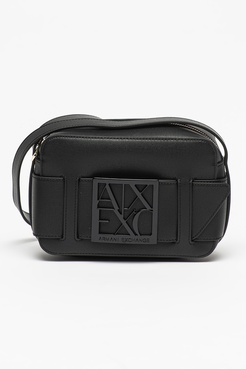 ARMANI EXCHANGE, Geanta crossbody de piele ecologica Susie, Negru