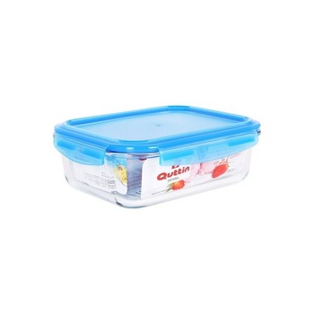 Cutie pentru pranz ermetica Quttin Dreptunghiular Geam Albastru 1500 ml - 23,2 x 17,7 x 7,7 cm Cutie pentru pranz ermetica Quttin Dreptunghiular Geam Albastru 1500 ml - 23,2 x 17,7 x 7,7 cm