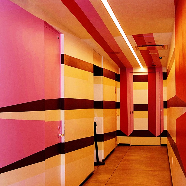 Autocolant Art Star pentru mobilier, Culoar abstract, autoadeziv, latime 50 cm x lungime 50 cm