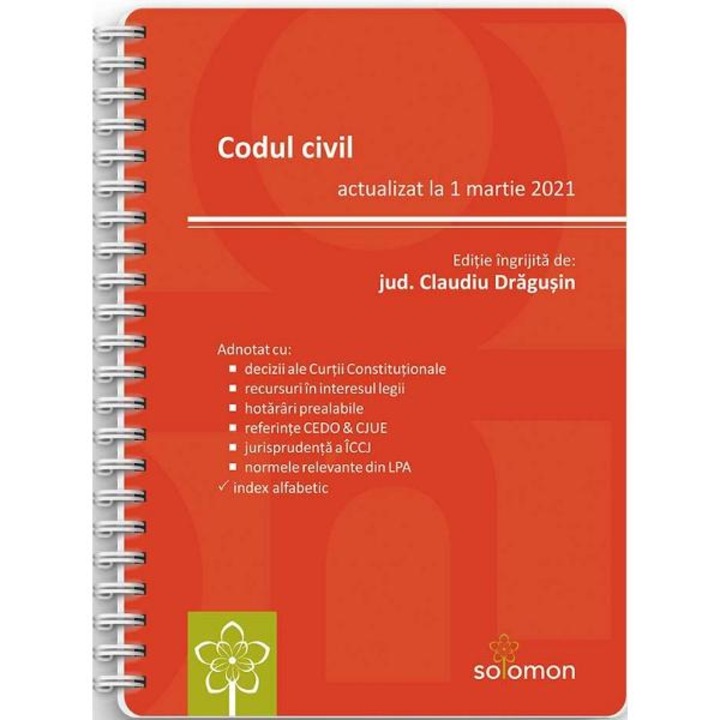 Codul civil Act. 1 martie 2021