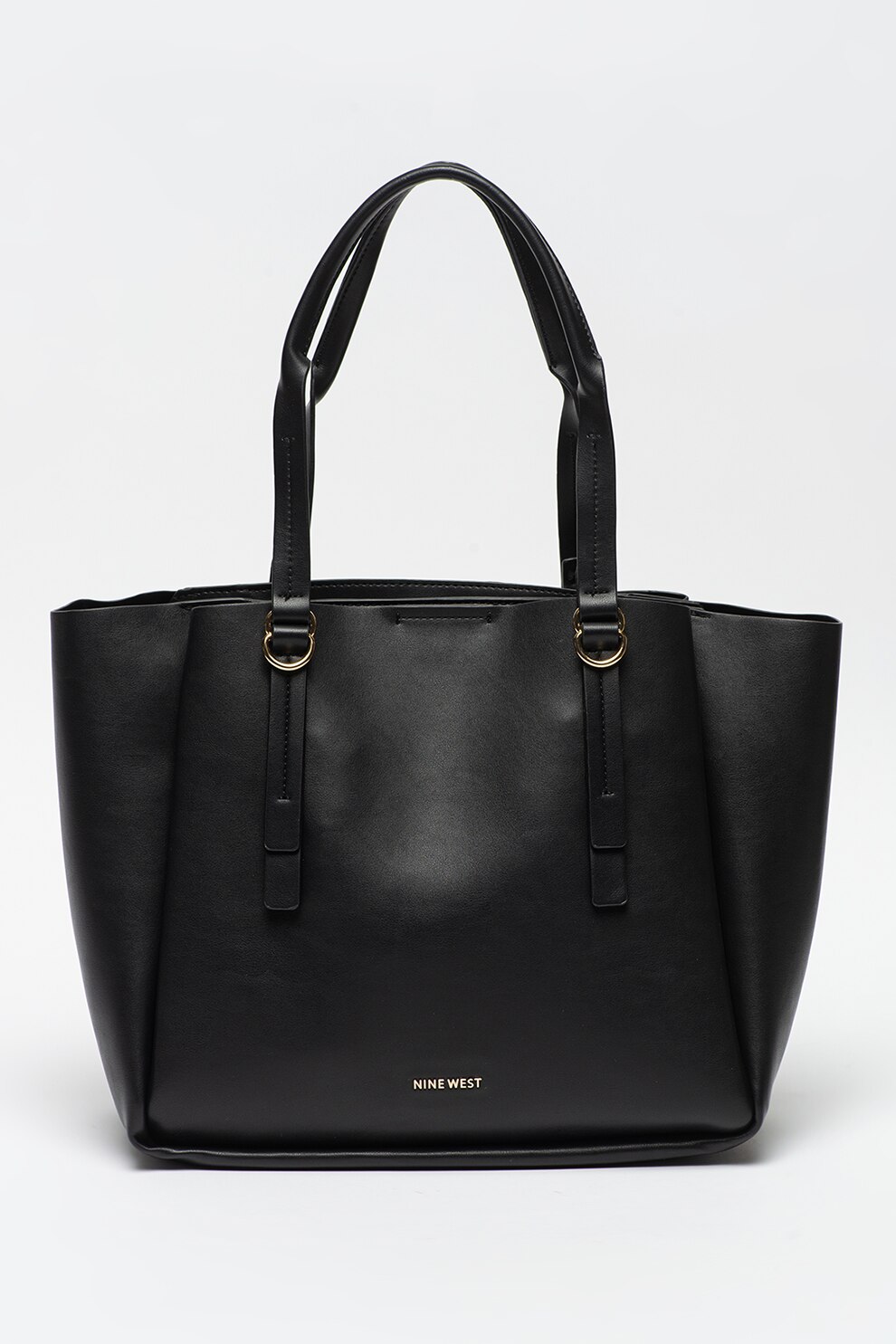 NINE WEST, Geanta shopper de piele ecologica Maisie, Negru