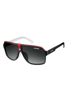 Carrera, Ochelari de soare supradimensionati cu lentile in degrade, Negru/Rosu, 62-11-140 Standard Carrera, Ochelari de soare supradimensionati cu lentile in degrade, Negru/Rosu, 62-11-140 Standard