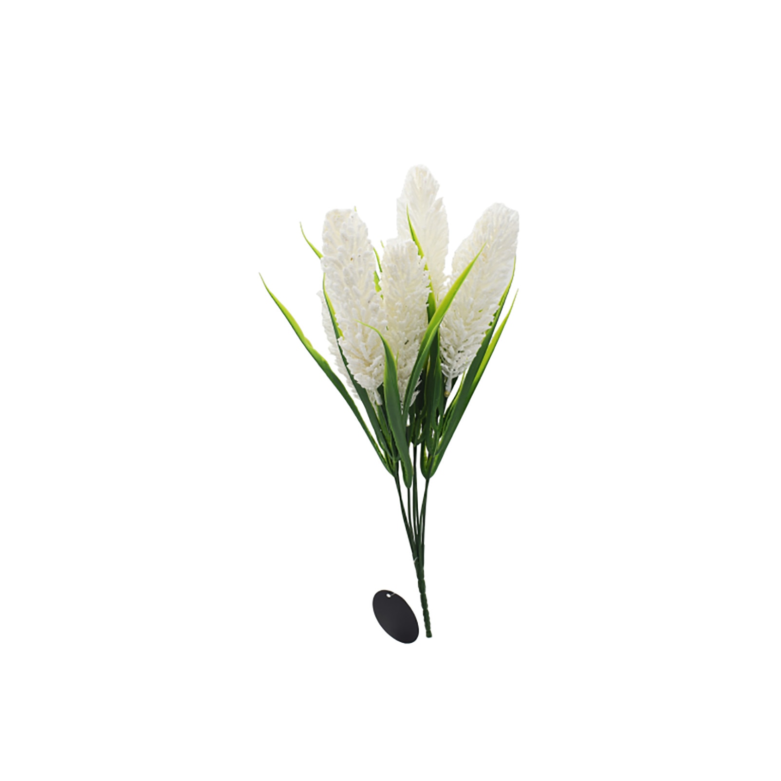 Planta artificiala cu 7 fire, Naimeed D3085, culoare Alb, 40 x 13 cm