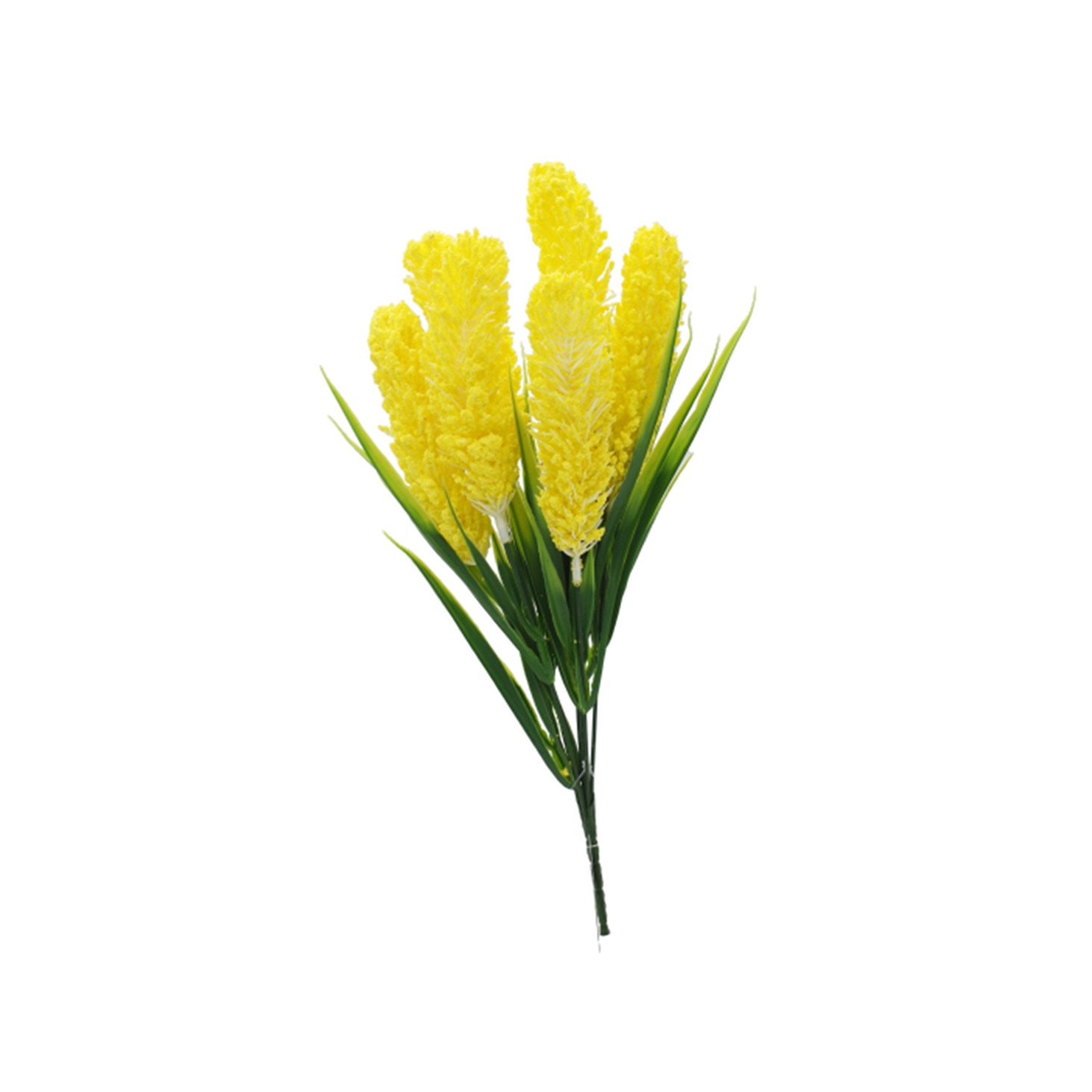 Planta artificiala cu 7 fire, Naimeed D3085, culoare Galben, 40 x 13 cm