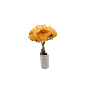 Buchet artificial cu 7 fire, Naimeed D3096, culoare Galben, 26 x 19 cm Buchet artificial cu 7 fire, Naimeed D3096, culoare Galben, 26 x 19 cm