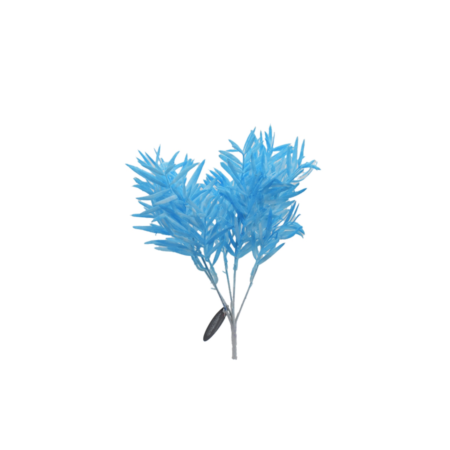 Planta artificiala cu 5 fire, Naimeed D3099, culoare Albastru, 33 x 18 cm
