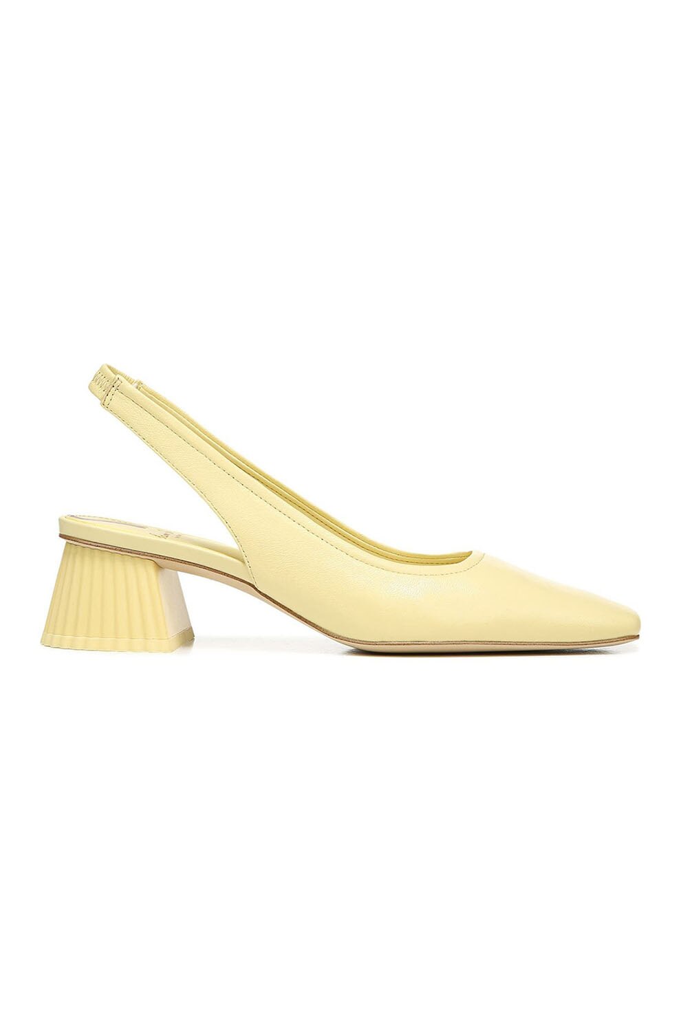 Sam Edelman, Pantofi slingback de piele Toren, Galben, 8.5