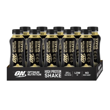 Shake proteic, Optimum Nutrition Protein Shake Vanilla, 10 buc x 330 ml Shake proteic, Optimum Nutrition Protein Shake Vanilla, 10 buc x 330 ml