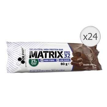 Batoane proteice, Olimp Sport Nutrition Matrix Pro bars chocolate, 24 buc x 80g Batoane proteice, Olimp Sport Nutrition Matrix Pro bars chocolate, 24 buc x 80g