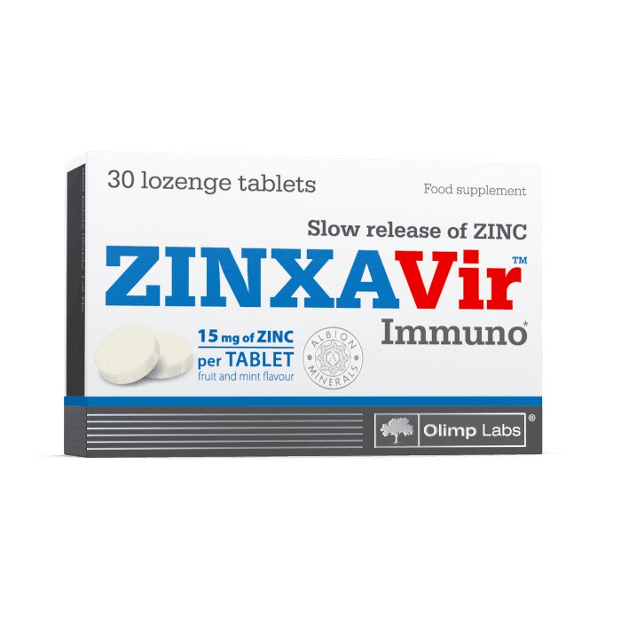 Zinc, Olimp Sport Nutrition ZinxaVir, 30 tabs