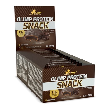 Batoane proteice, Olimp Sport Nutrition Protein Snack double chocolate, 12 x 60 g Batoane proteice, Olimp Sport Nutrition Protein Snack double chocolate, 12 x 60 g