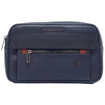 Borseta de brau (marsupiu), Piquadro, din piele naturala, CA5559W110/BLU, bleumarin Borseta de brau (marsupiu), Piquadro, din piele naturala, CA5559W110/BLU, bleumarin