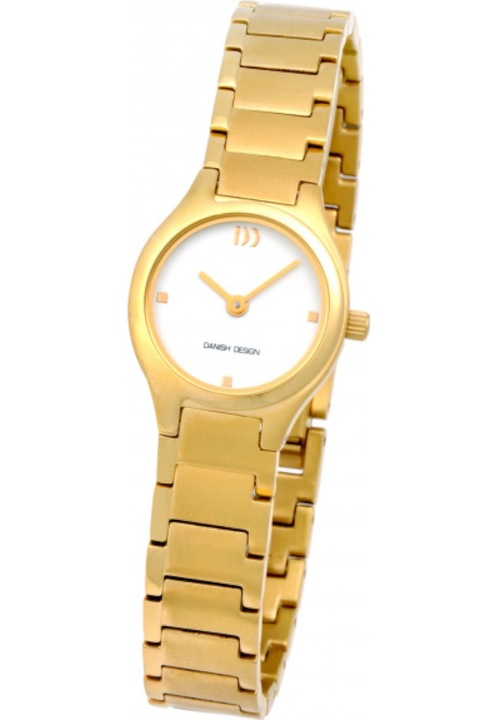 Női karóra Danish Design IV05Q706, Analóg, Rozsdamentes acél, 3 ATM, Arany