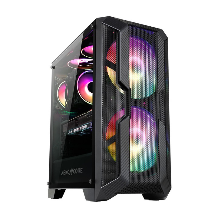 H600X Gamer PC, AMD Ryzen 5 5600x, 3,70 GHz, 16 GB RAM DDR4, SSD 1 TB M.2 NVMe, GeForce® RTX 3060Ti 8 GB, RGB kialakítás