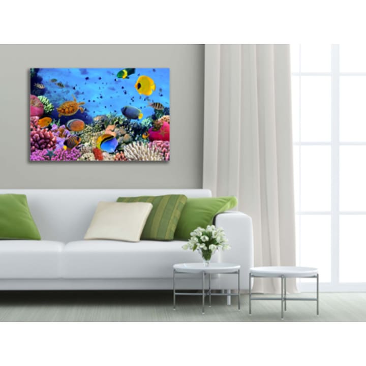 Картина Printly, Морско дъно, Дигитален печат, 100x70см