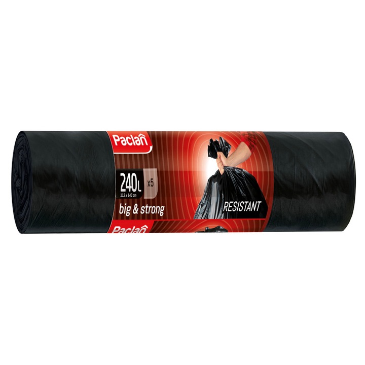 Saci menajeri negri 240 l big strong 5 buc paclan