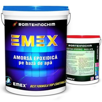 Amorsa Epoxidica Emusionata “Emex”, transparent, Bidon 4 Kg, Intaritor inclus Amorsa Epoxidica Emusionata “Emex”, transparent, Bidon 4 Kg, Intaritor inclus