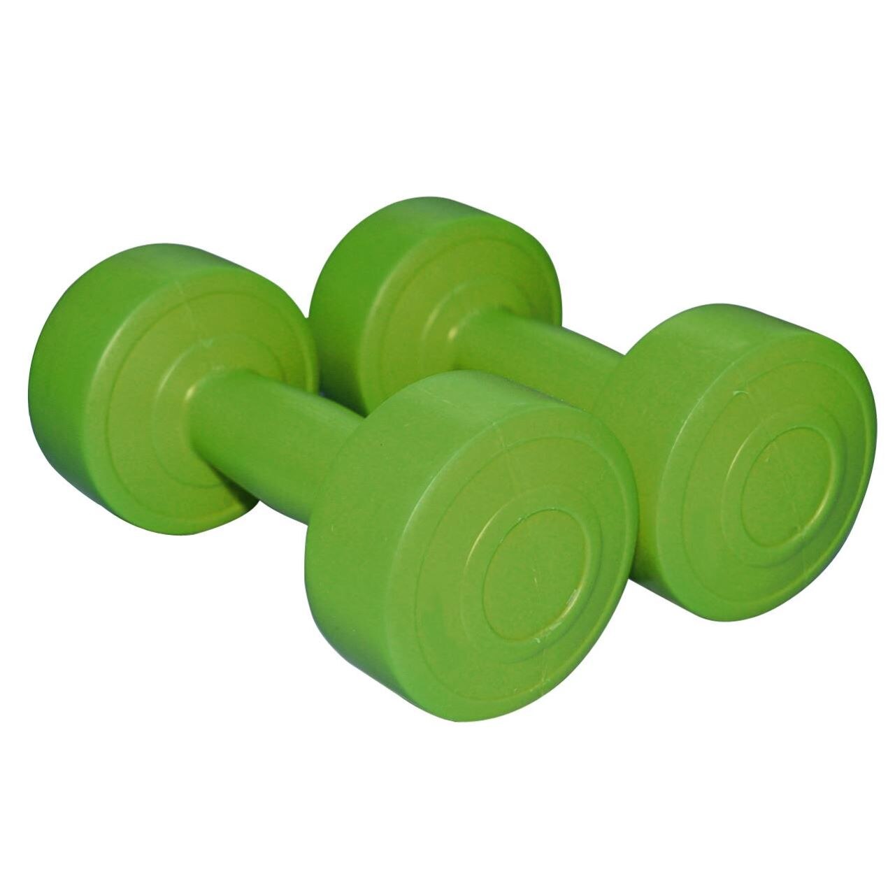 Set gantere aerobic 2x1kg verde