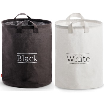 Set 2 cosuri rufe Rayen, 55 x 40 cm, alb/negru Set 2 cosuri rufe Rayen, 55 x 40 cm, alb/negru