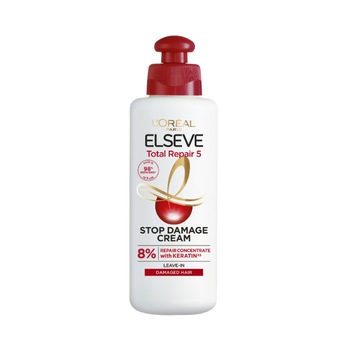 Crema stop deteriorare L'Oreal Paris Elseve Total Repair 5 pentru par deteriorat, 200 ml Crema stop deteriorare L'Oreal Paris Elseve Total Repair 5 pentru par deteriorat, 200 ml