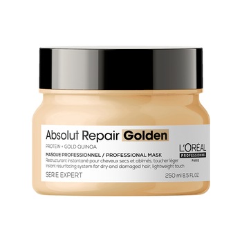 Masca de par L'Oréal Professionnel Absolut Repair Gold SERIE EXPERT, 250 ml Masca de par L'Oréal Professionnel Absolut Repair Gold SERIE EXPERT, 250 ml