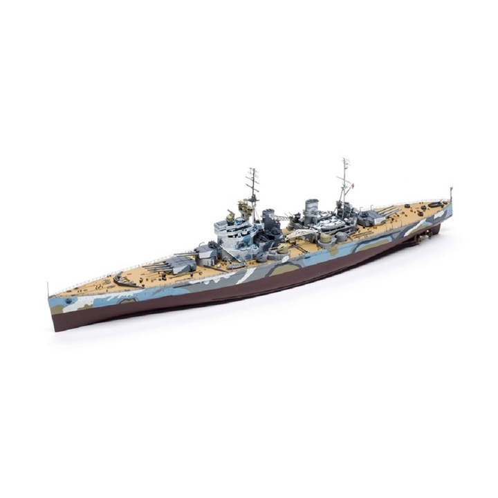 Macheta Navomodele de construit Tamiya British Battleship Prince of Wales - Battle of Malaya 1:700 TAM 31615