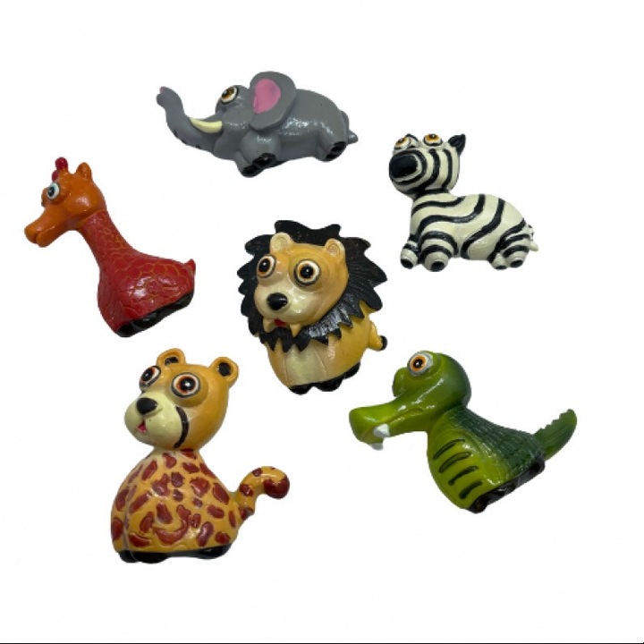 Set 6 animalute cu magnet,183 g