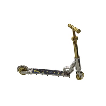 Mini Trotineta de ghidat cu degetul pentru copii, Finger Kickboard, dezvolta abilitatile cognitive control maini, Gold Silver, BBL2234 Mini Trotineta de ghidat cu degetul pentru copii, Finger Kickboard, dezvolta abilitatile cognitive control maini, Gold Silver, BBL2234