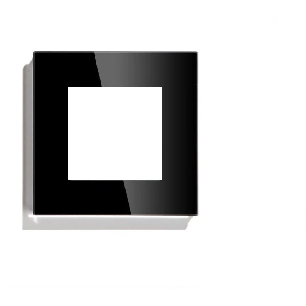 Rama sticla simpla neagra