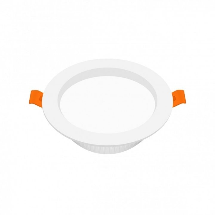 Corp iluminat led, tip spot, incastrabil, rotund, 8W, 800LM, 4000K, lumina neutra, alb, BR-BP13-00810, Braytron