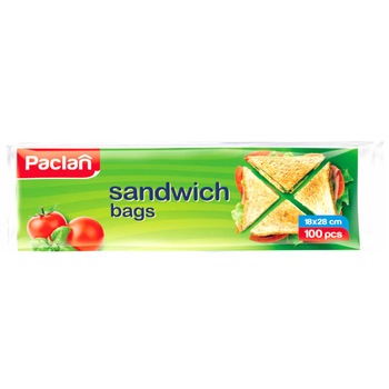 Pungi pentru sandwich 18 x 28 cm 100 buc paclan Pungi pentru sandwich 18 x 28 cm 100 buc paclan
