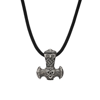 Pandantiv Mjollnir, toporul lui Thor, Grata, Argint veritabil 925 Pandantiv Mjollnir, toporul lui Thor, Grata, Argint veritabil 925