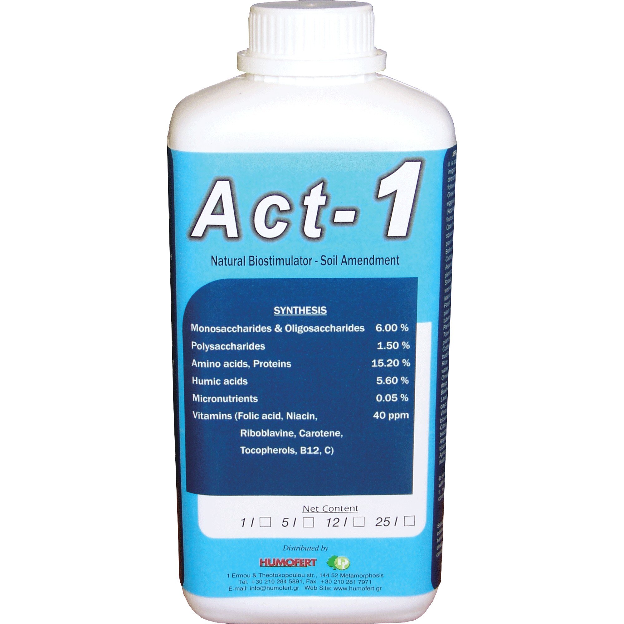 Biostimulent natural ACT 1 - 1 Litru