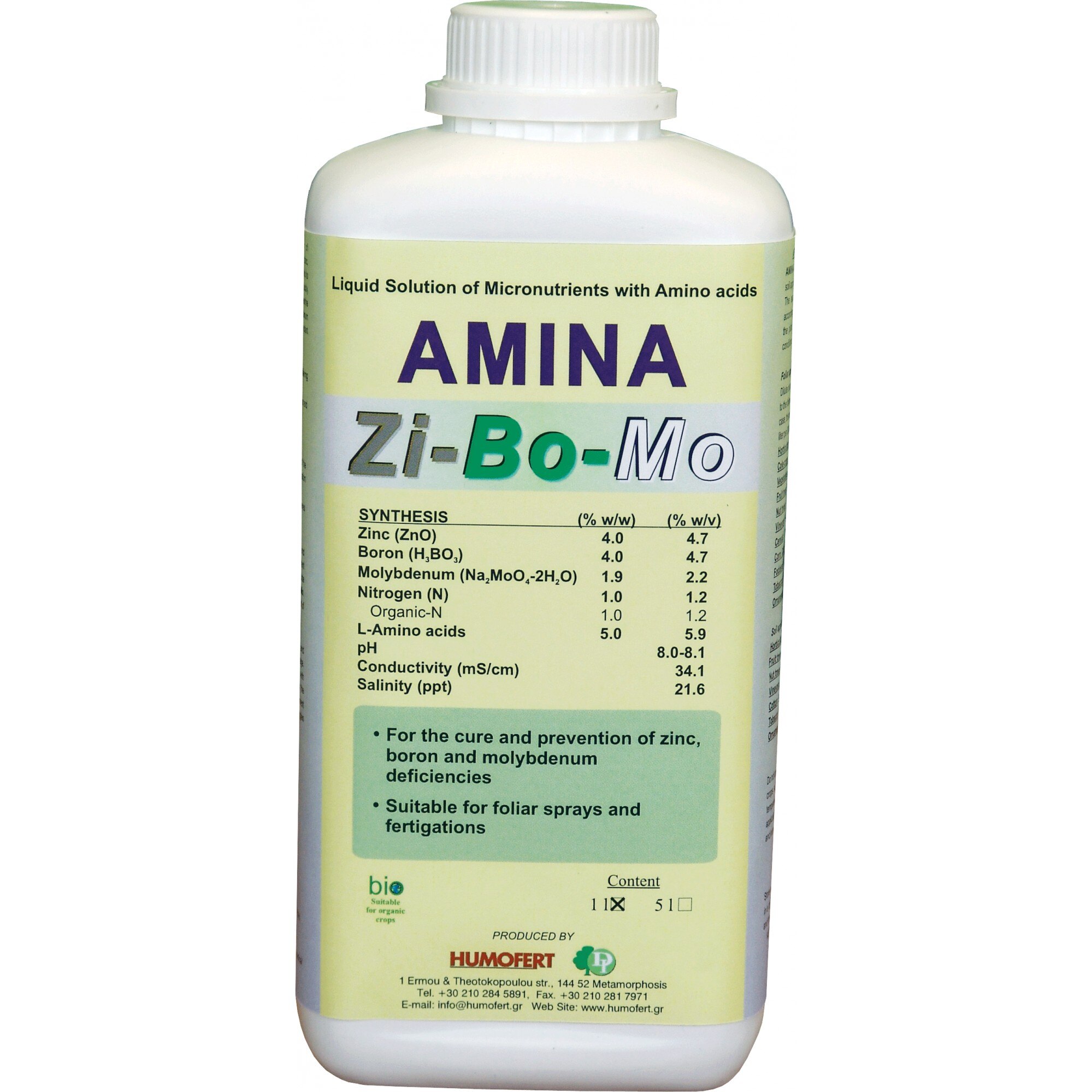 Corector de carente AMINA ZiMoBo - 1 Litru