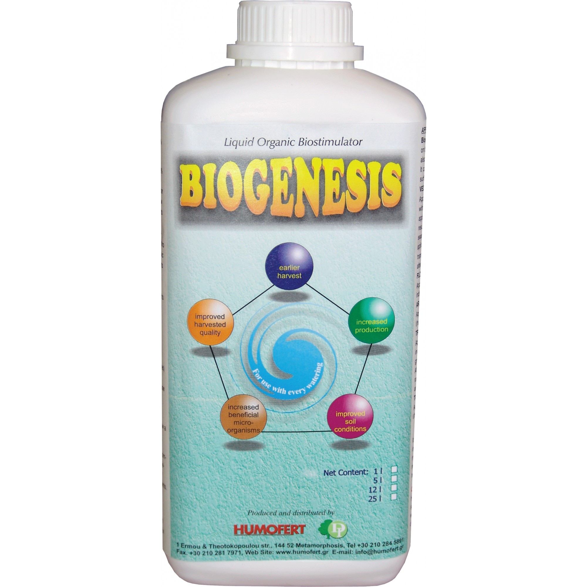 Biostimulator organic BIOGENESIS - 5 Litri