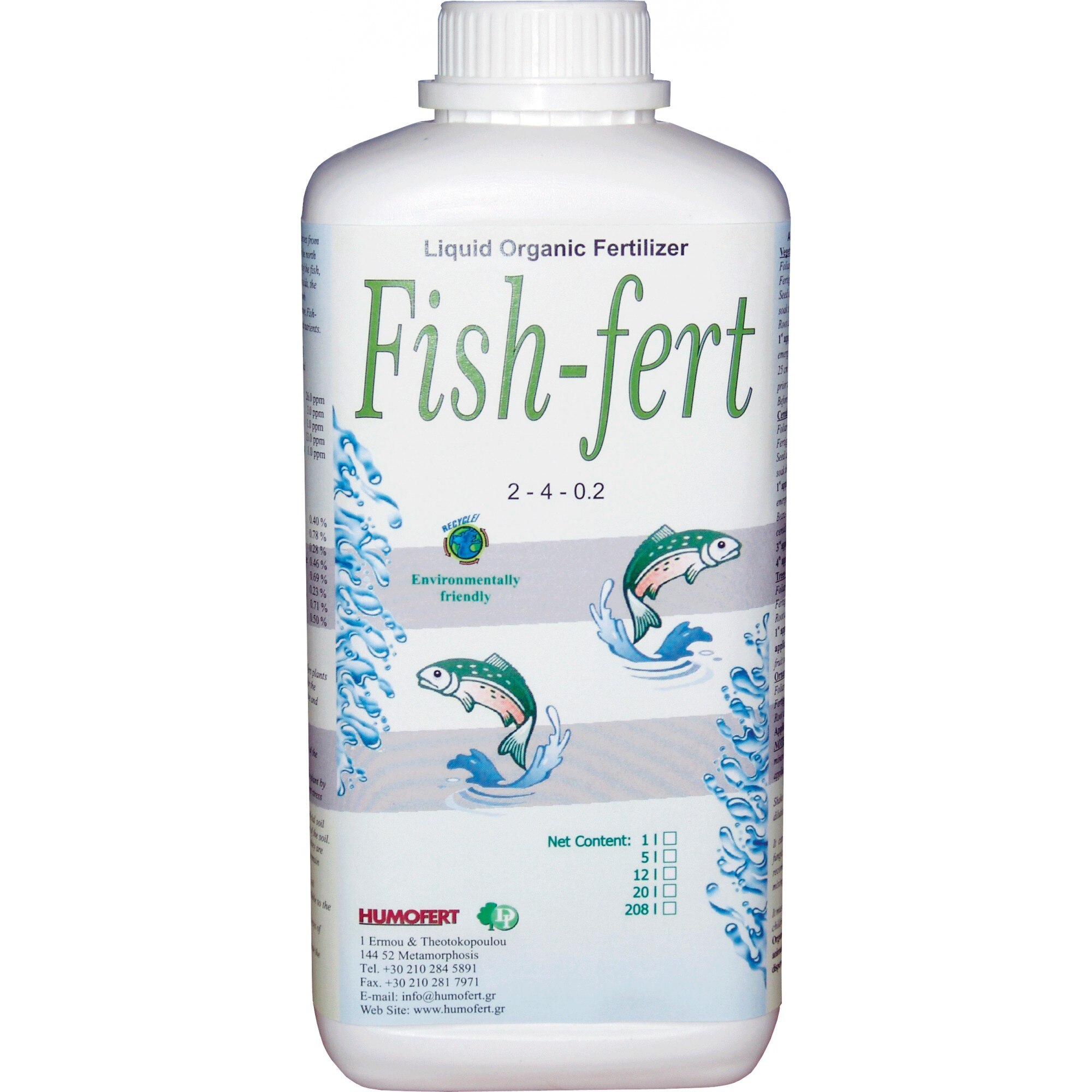 Ingrasamant organic FISH-FERT - 1 Litru