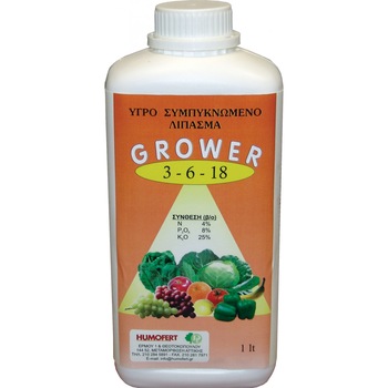 Ingrasamant lichid condensat GROWER 3-6-18 - 1 Litru Ingrasamant lichid condensat GROWER 3-6-18 - 1 Litru