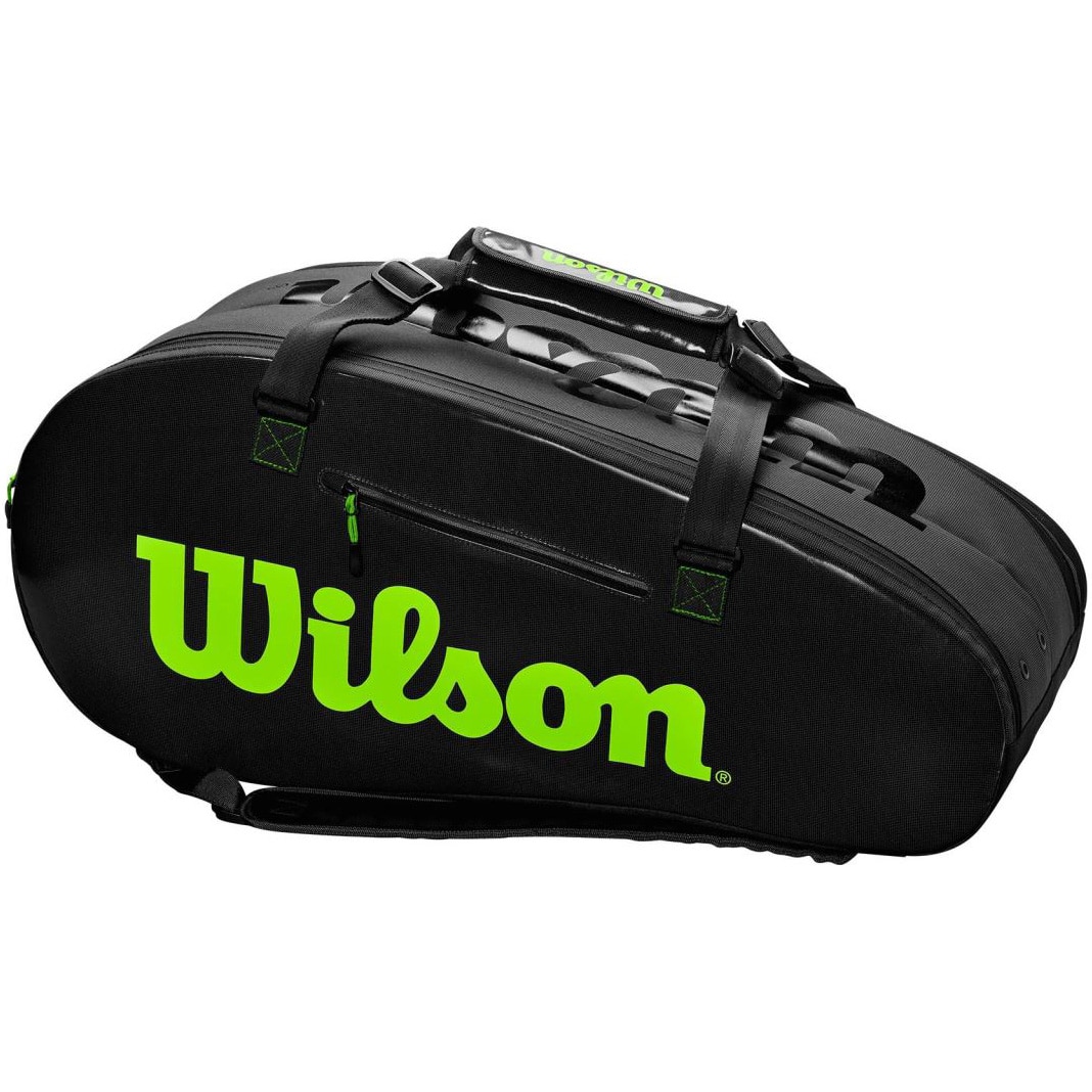 Geanta Wilson Super Tour, 9 rachete, negru