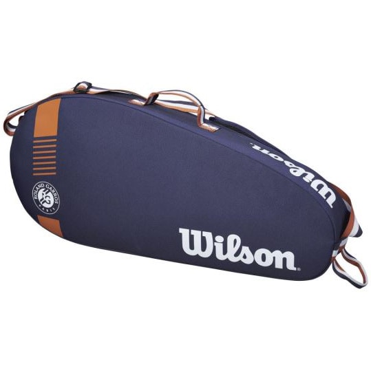 Geanta Wilson Roland Garros Team, unisex, 3 rachete, albastru