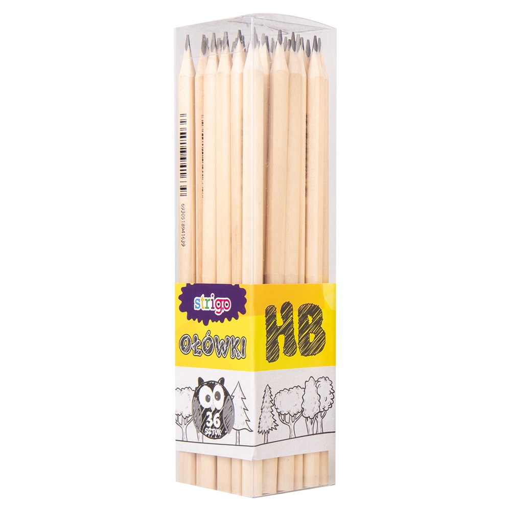 Set creioane Strigo HB, 36 bucati